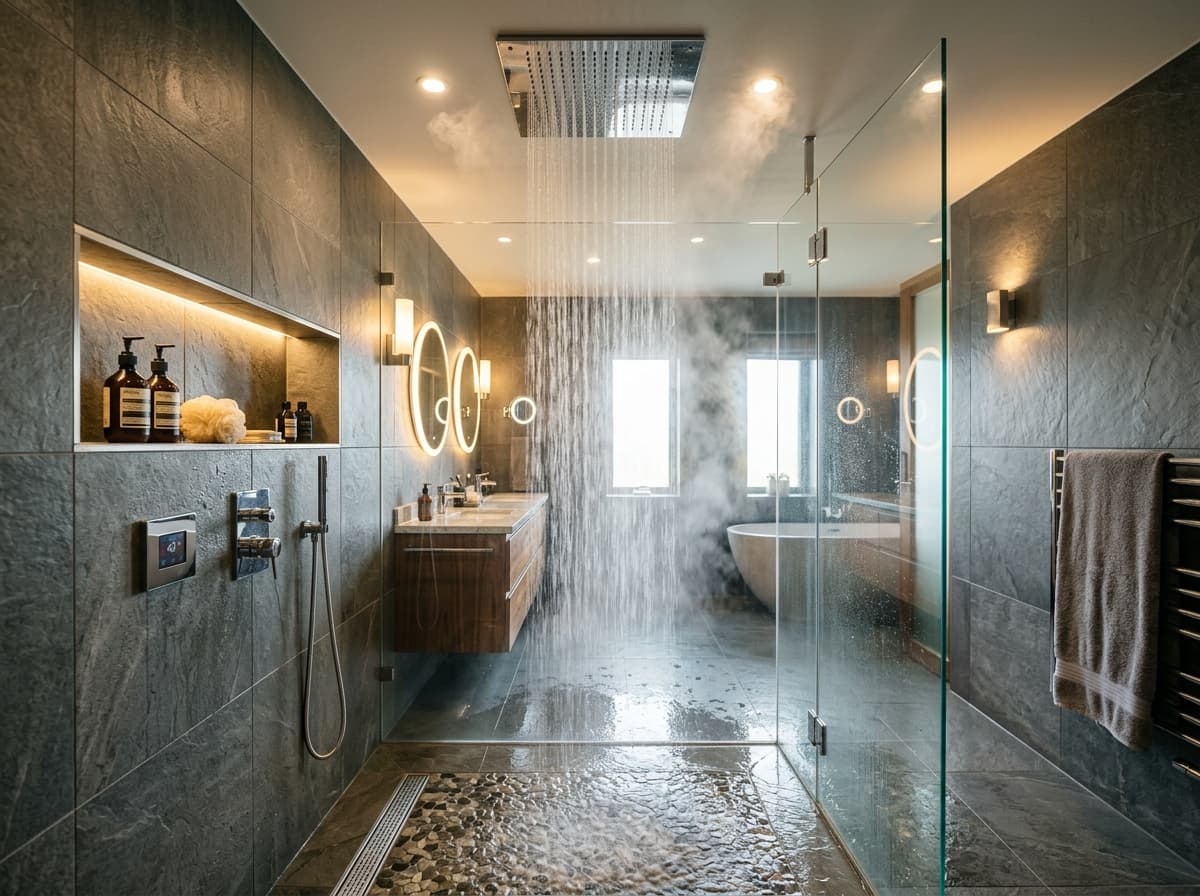 Luxury High-Pressure Showers